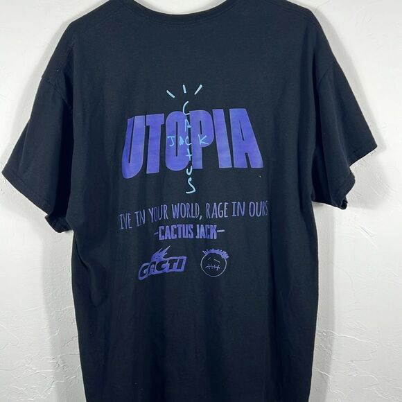 🔥🔥 CACTUS JACK Travis Scott UTOPIA  Tee - Men Sz XL - New Never Worn - Picture 3 of 5